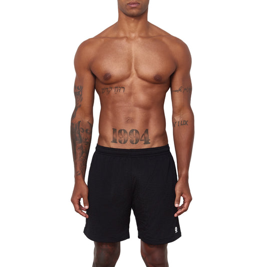 6" Mesh Lounge Short - Black