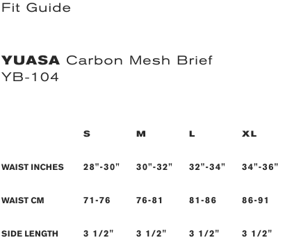 Yuasa Studios Men's Carbon Mesh Tagless Underwear Brief