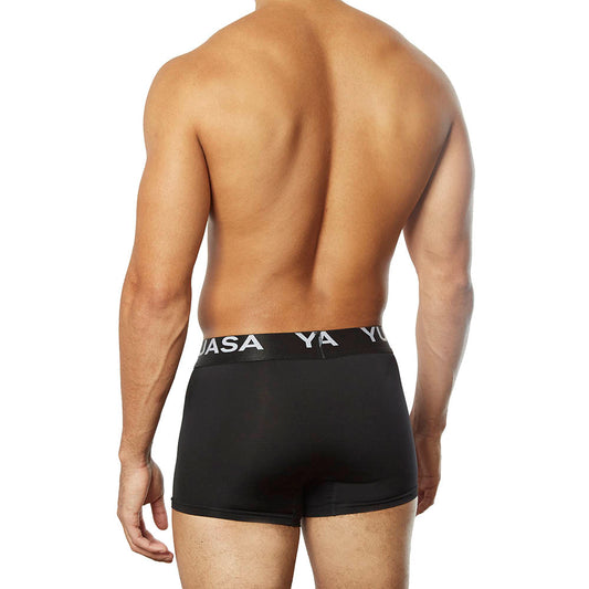 Neo Mesh Men's Stretch Net Trunk Underwear - Black with Black Trim - Small  at  Men's Clothing store: Boxer Briefs